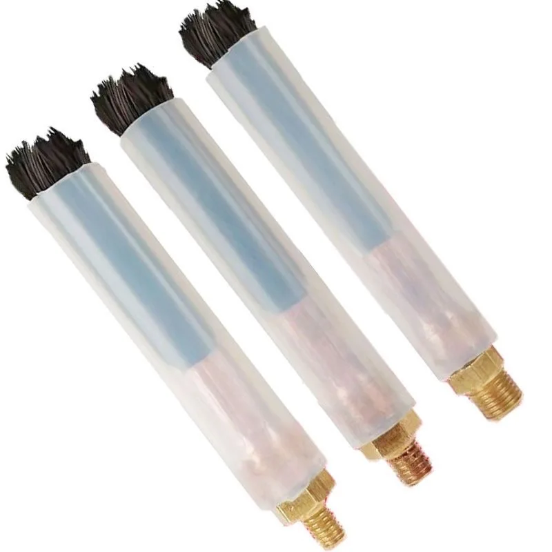 High quality M6 M8 M10 thread Carbon Fibre Brush For Weld Bead Weld