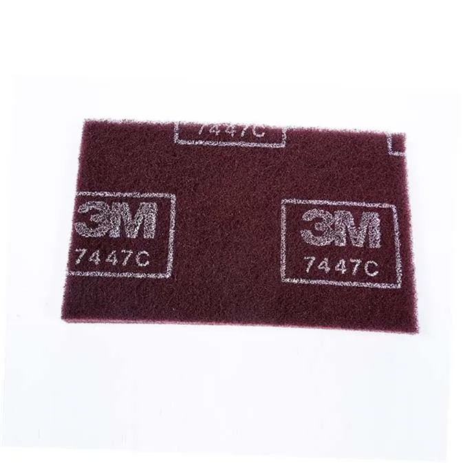 Polingshing metal scouring non-woven hand pad Removing rust Scouring Pad 6*9 inch 7447 3M