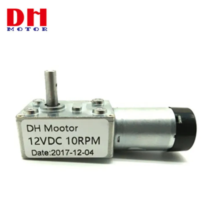 12v 24v DC Double Shaft Worm Gear Motor JGY370 Motor