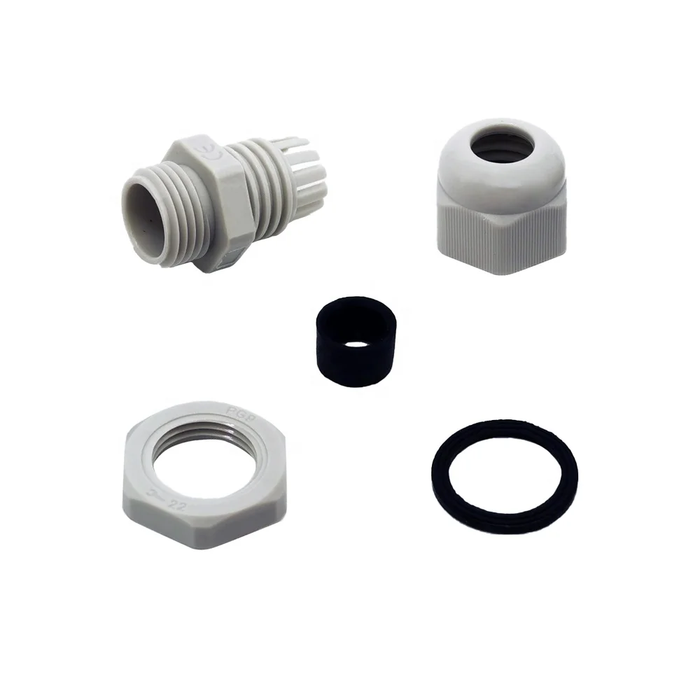 Ip68 Waterproof Cable Gland Connector Plastic Flex Spiral Strain Relief Protector For 42-50mm Wire Thread