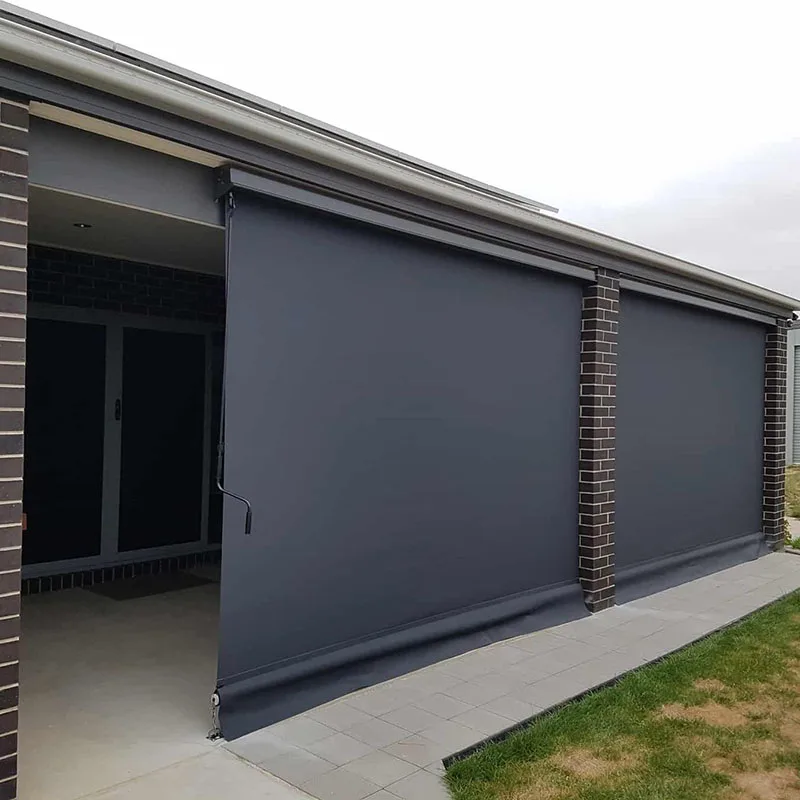 High quality outdoor blinds motorized roller waterproof outdoor roller blinds