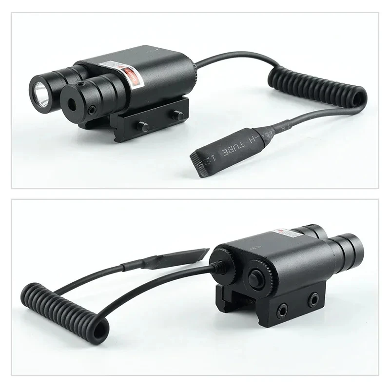 SYQT Flashlight Combo Hunting Laser Sight Shockproof Calibrator Sniper Tactical Red Green Laser
