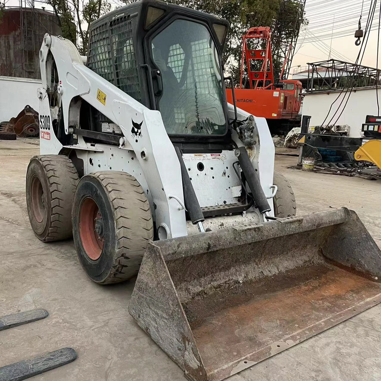 Used Bobcat Mini Skid Steer Loader, Second Hand Bobcat S300 Small Skid Steer Loader With Low Working Hours