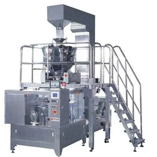 Automatic 100g 500g lentils, chickpeas, Red Kidney Beans and Rice  Rotary Packing Machine