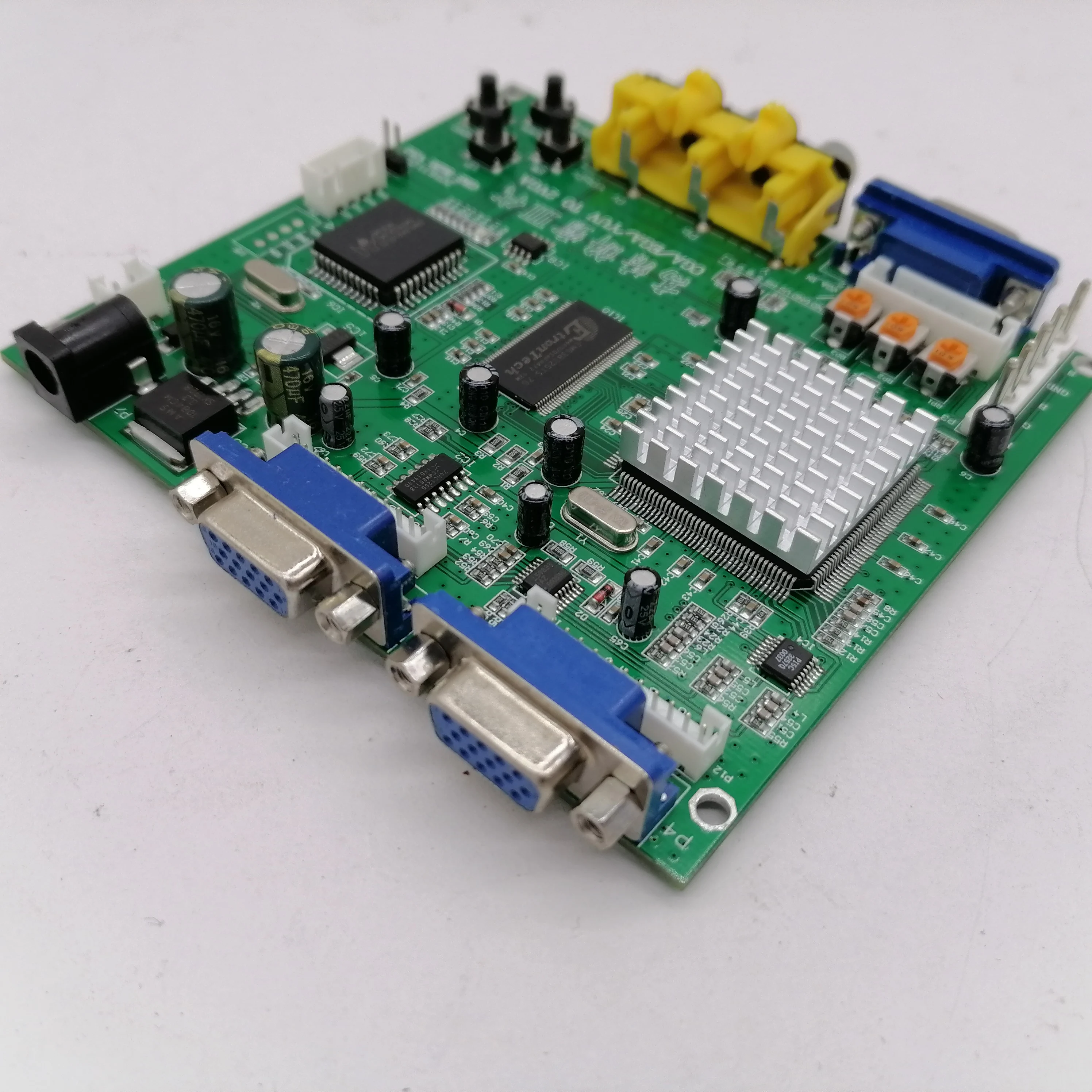 CGA EGA RGB RGBS RGBHV to VGA converter Double output Video Converter board