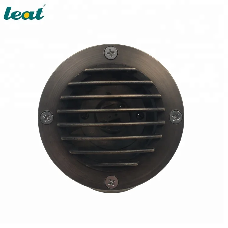 2.3W IP54 exterior lighting solid brass recessed wall light led stair step light AC220V