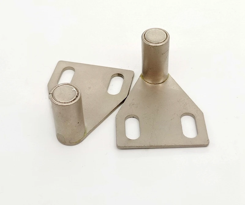 Wholesale Aluminium Profile Pearl Nickel Carbon Steel Magnetic Catch Door Handles Accessories