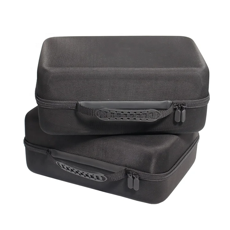 
custom size eva molded thermoform zipper hard shell protective case bag travel hard carry eva case 