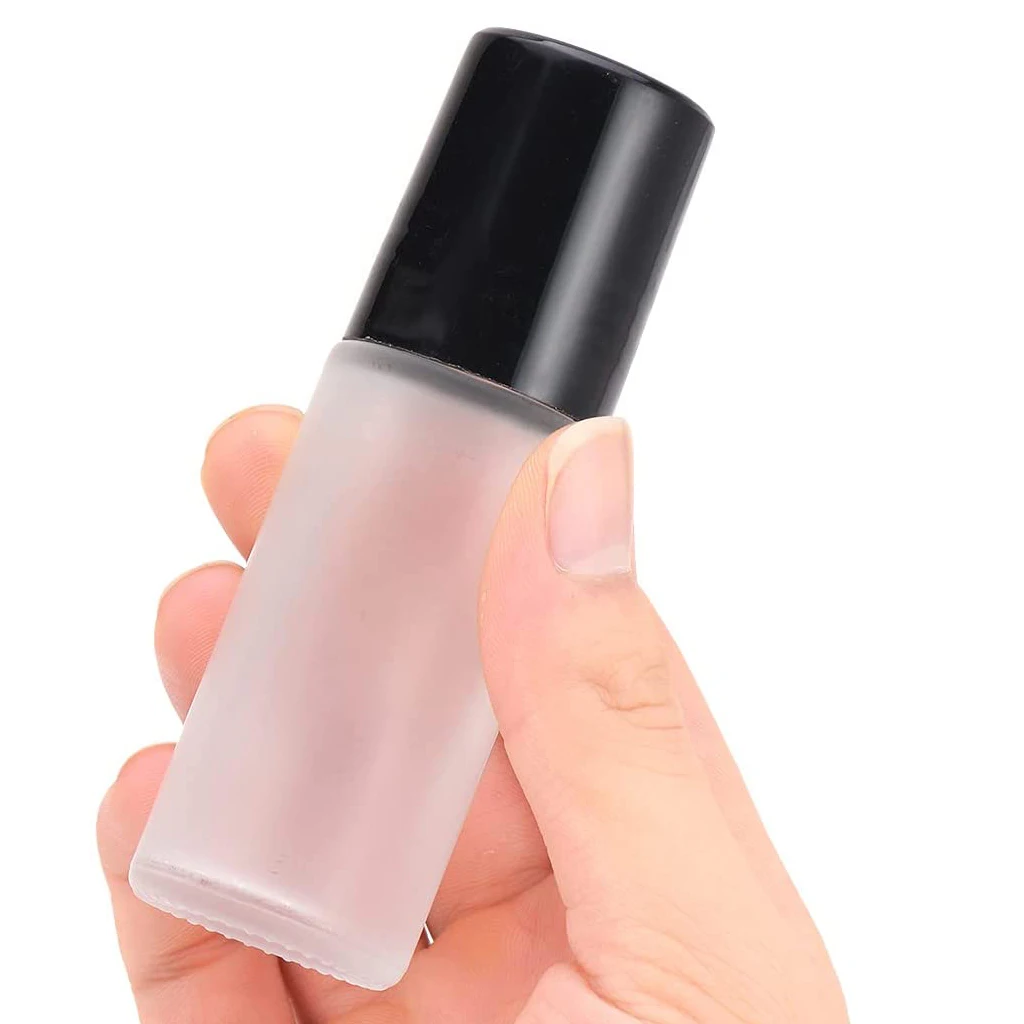 refillable 30ml 50ml Glass Roll On Deodorant Bottle Travel Deodorant DIY Roller ball Bottles For Perfume Sunscreen Moisturizer