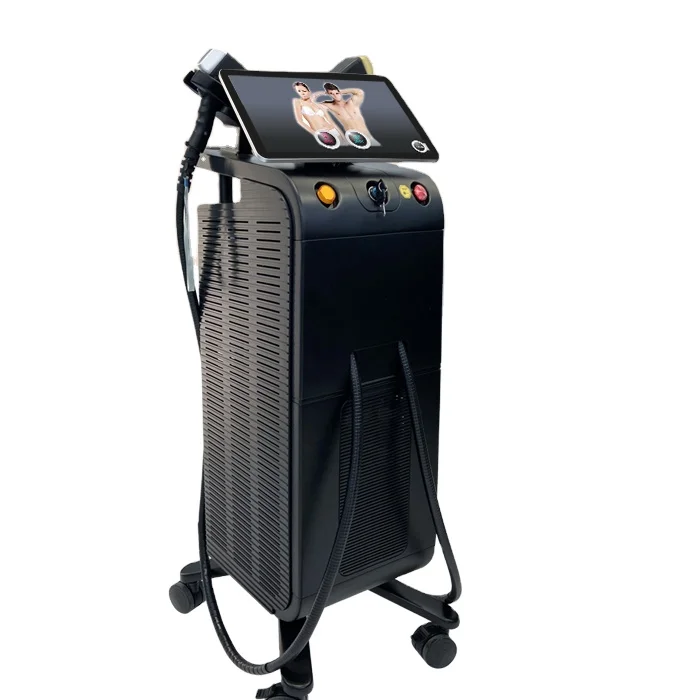 808 Diode Laser Hair Removal Machine 755nm/1064nm/808nm Diode Laser Germany Stationary Ice Titanium 4000W