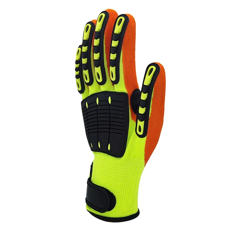 
Дешевая Цена по прейскуранту завода, новый стиль, легкие нитриловые противоскользящие оранжевые механические перчатки 