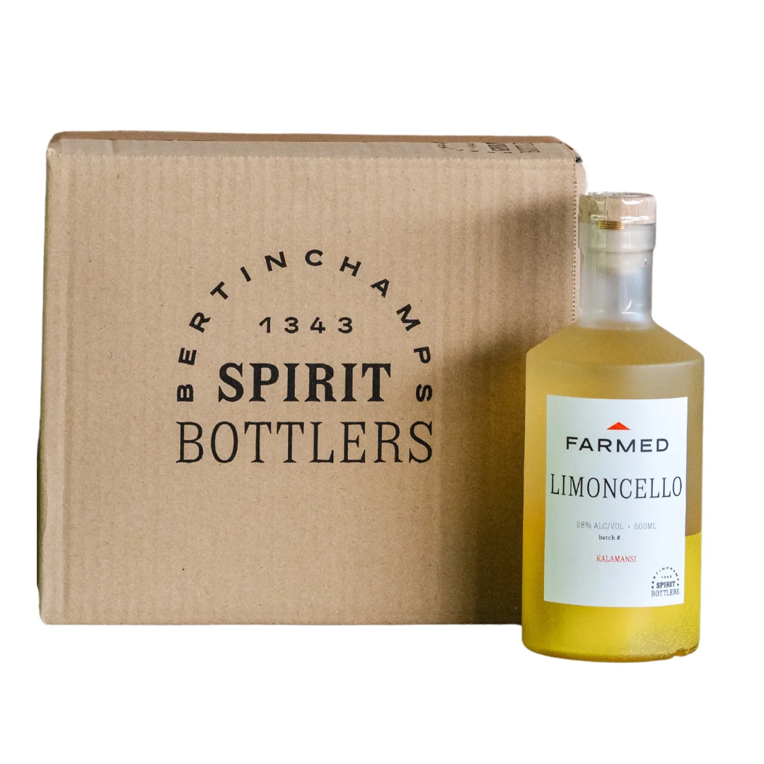 Pack 6 x 50cl Limoncello Liquor Lemon Liqueur Likor Belgium Distillery Farmed Gift Alcoholic Drink Digestive Artisanal 500ml
