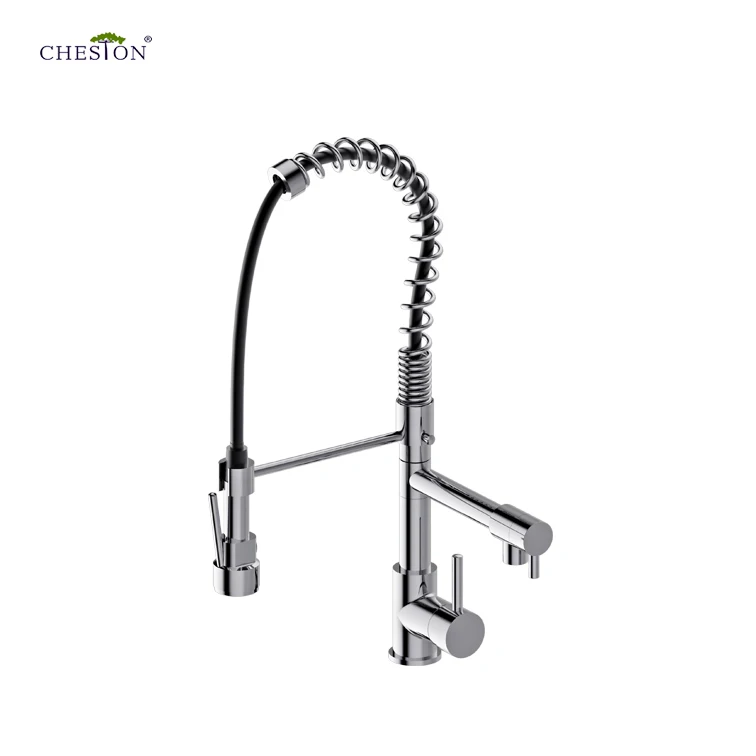 Pull down mixer tap with sprayer modern shower faucet kitchen sink