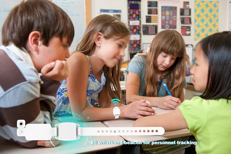 Heath care ble beacon silicon wristband bracelet bluetooth beacon