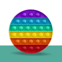 Dinosaurs Unicorns Butterfly Heart Round Animal Square Reliver Stress Popper Pop Push Bubble Fidget Sensory Toy