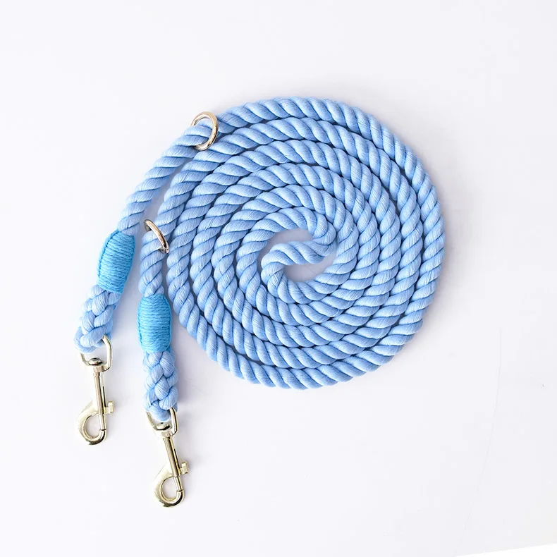 Multiple Hands Free Dog Leash Running Stock Design Personalized Luxury Small Large Pet Rope Leads Walking Accessories Wholesale