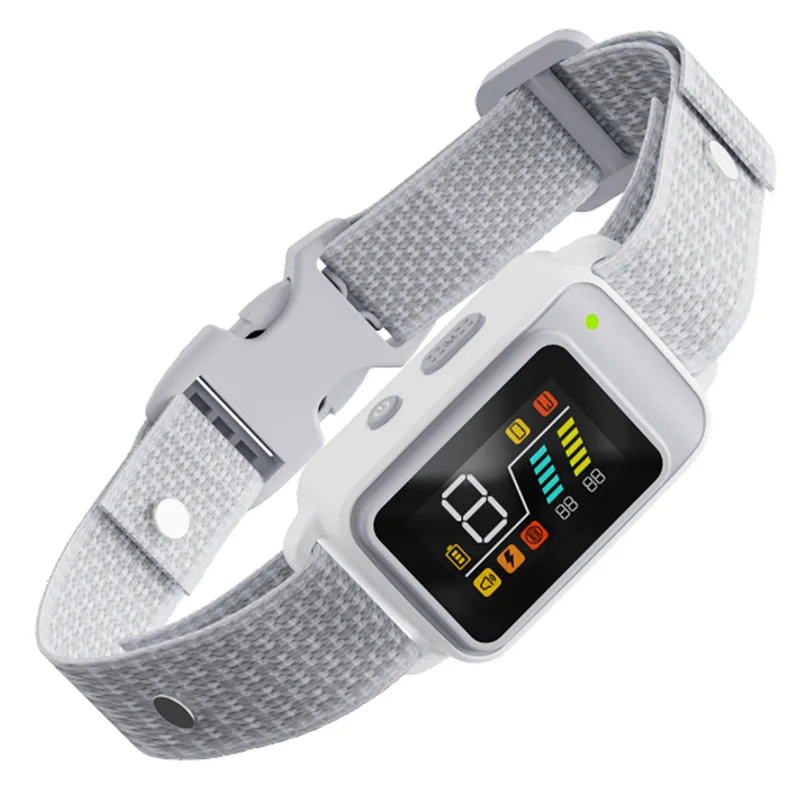 New Automatic Pet Stop Barking Collar AI Intelligent Recognition Training Supplies Colour Screen Electronic Collar Dog Training