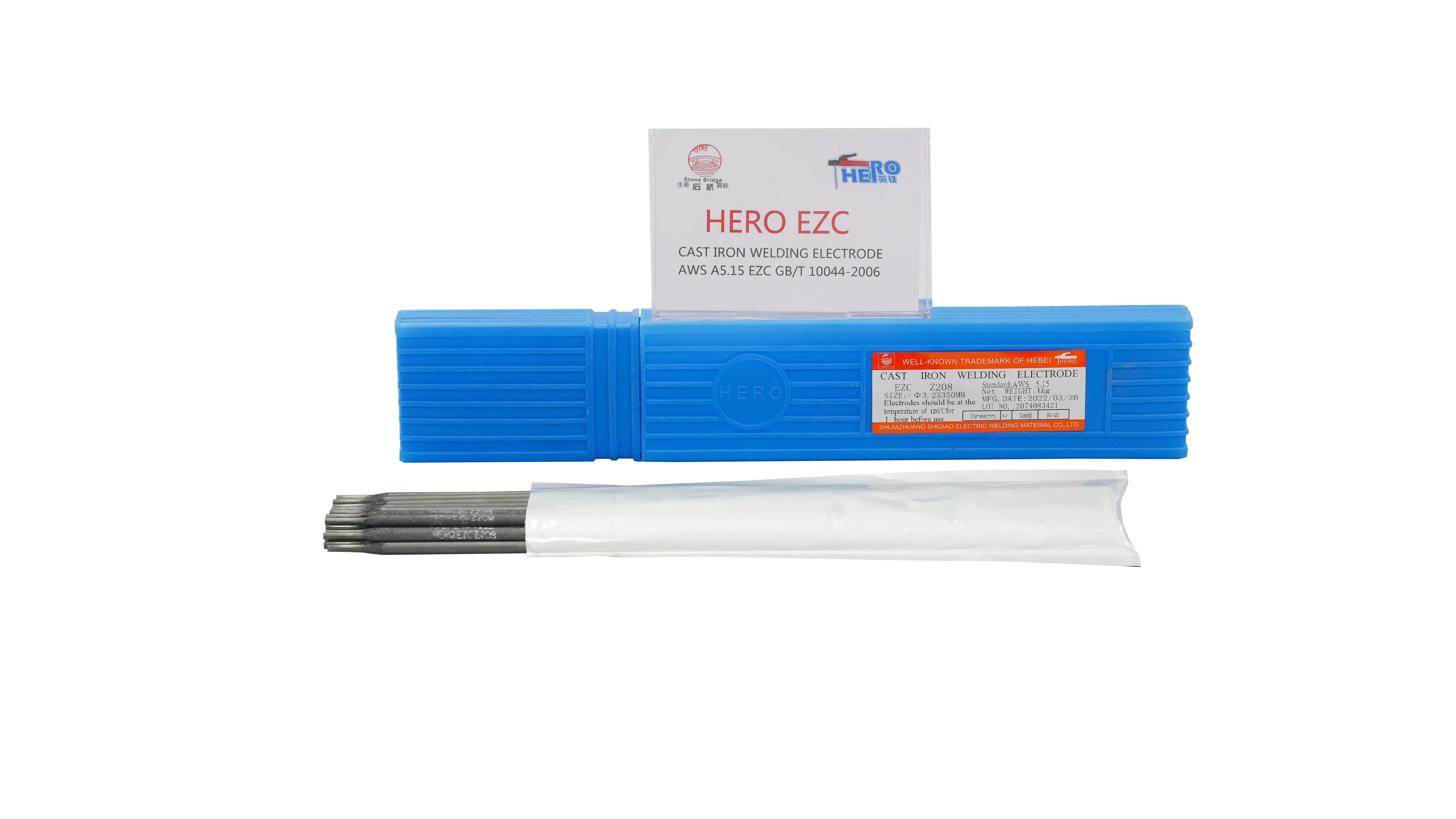 Wholesale 2.5mm 3.2mm Nickel iron alloy core Z308 Cast Iron welding rod for welding ENiFe-CI ENi-CI