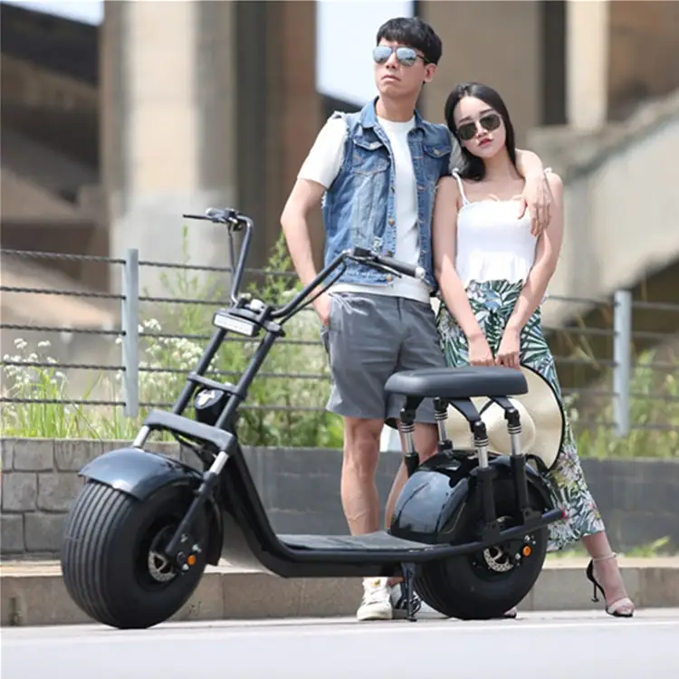 Overseas Warehouse Spot China 2000w Fat Tire Sale Fast Electric Motorcycle Citycoco Prices Cheap Adult Electric Scooters