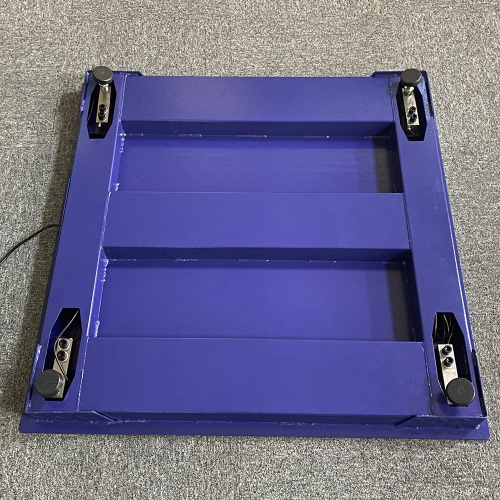 Customized carbon steel 1m*1m industrial floor scales digital weight 1000kg