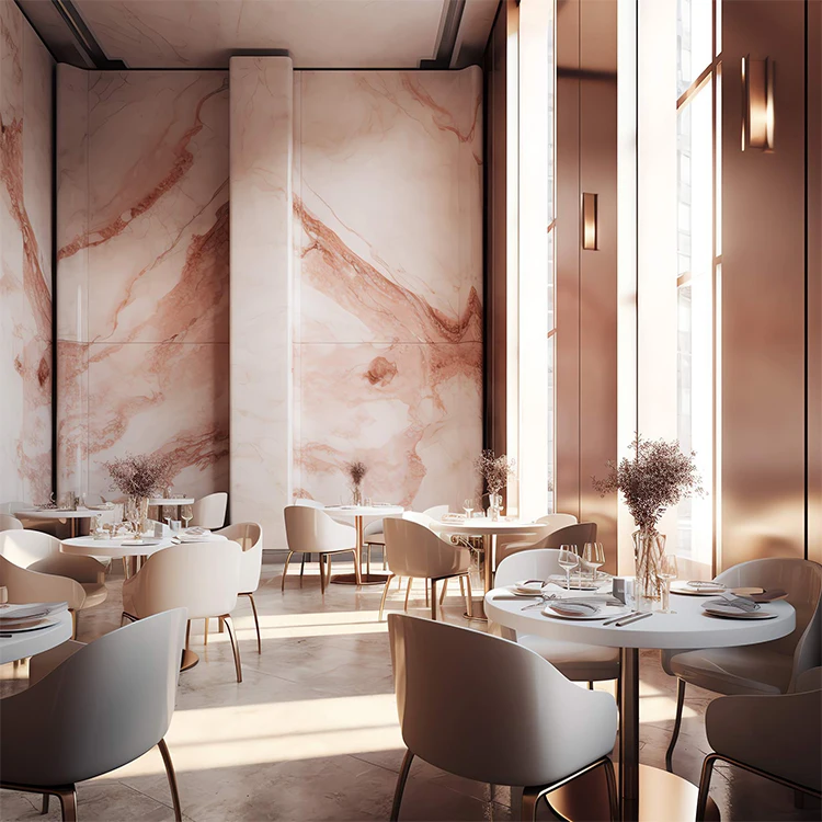 Indian classic hotel dining room table and chair set wooden  restaurant furniture