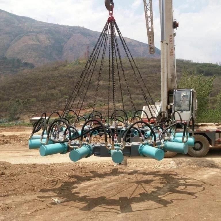 DINGLI Machinery Hydraulic Pile Breaker Concrete Pile Diameter 2360-2500 mm For 18 Modules