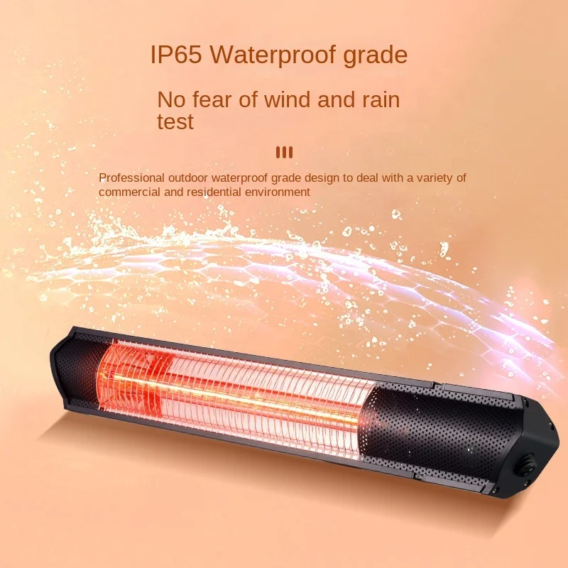 2000w Electric Modern Stand Alone Heater Patio Heater Electric Heater With Waterproof Ip65
