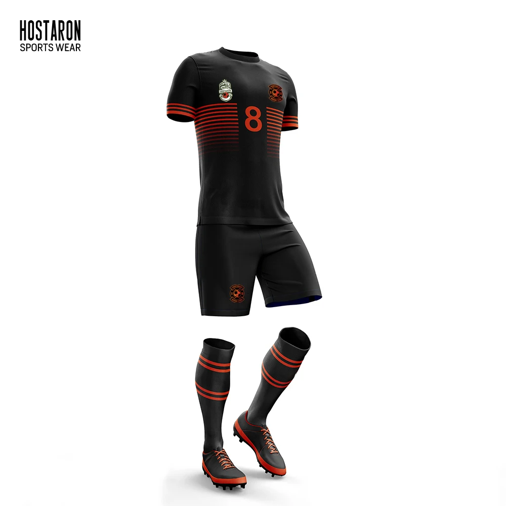HOSTARON Wholesale Custom Soccer Wear Uniforms Original Sublimation Retro Soccer Football Jerseys Custom Football Shirt For Men