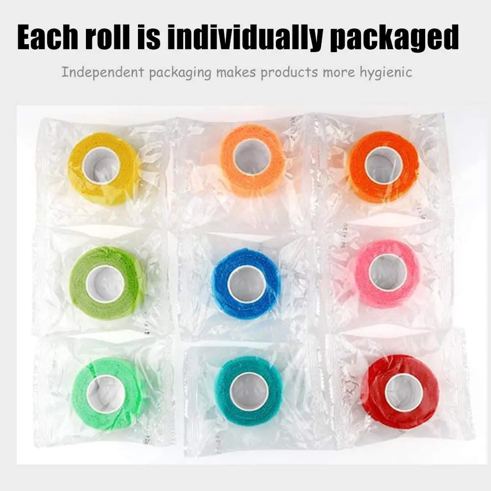 Factory Hot Sale Non-woven Elastic Flexible Self-adhesive Cohesive Bandage for Athletic