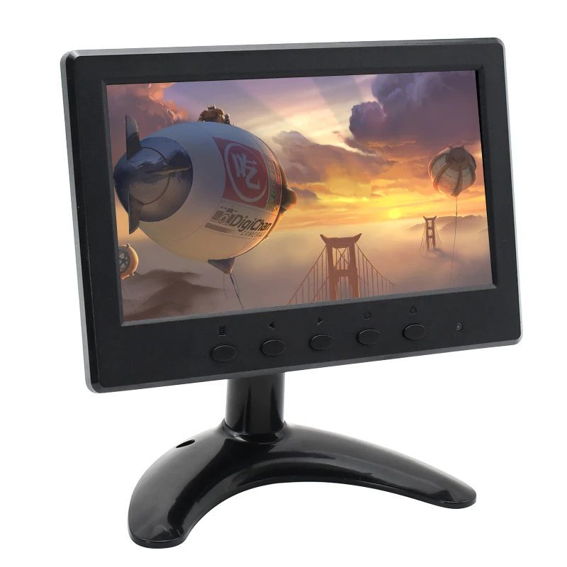 7 Inch plastic shell Tft Lcd Display 1024x600 Resolution Lcd Screen Panel 40 Pins Lvds With Ctp