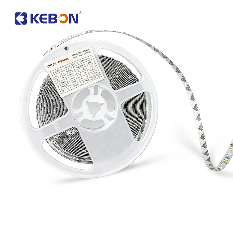 New Arrival OSRAM SMD 2835 Indoor Flexible 12V 24Volt LED Strip Lights High Brightness Can Cutting LED Light Strip