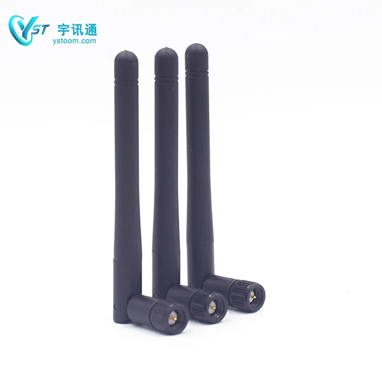 Антенна omni dvb-t большого диапазона gsm/ lte/ wlan/Wi-Fi заводская цена 2dbi резиновая утка gsm с sma прямым углом