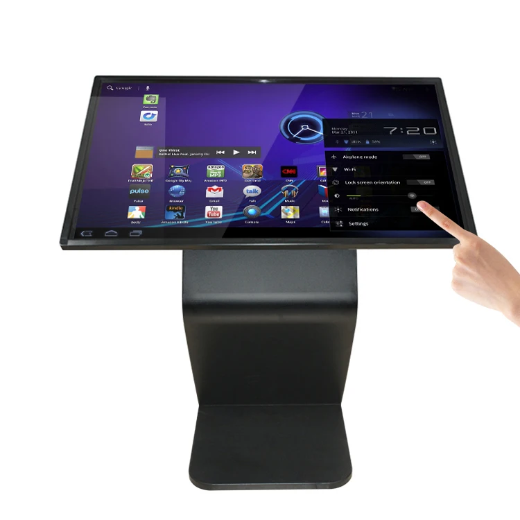 
49inch multitouch lcd digital sigange touchscreen interactive table tailored self service kiosk 