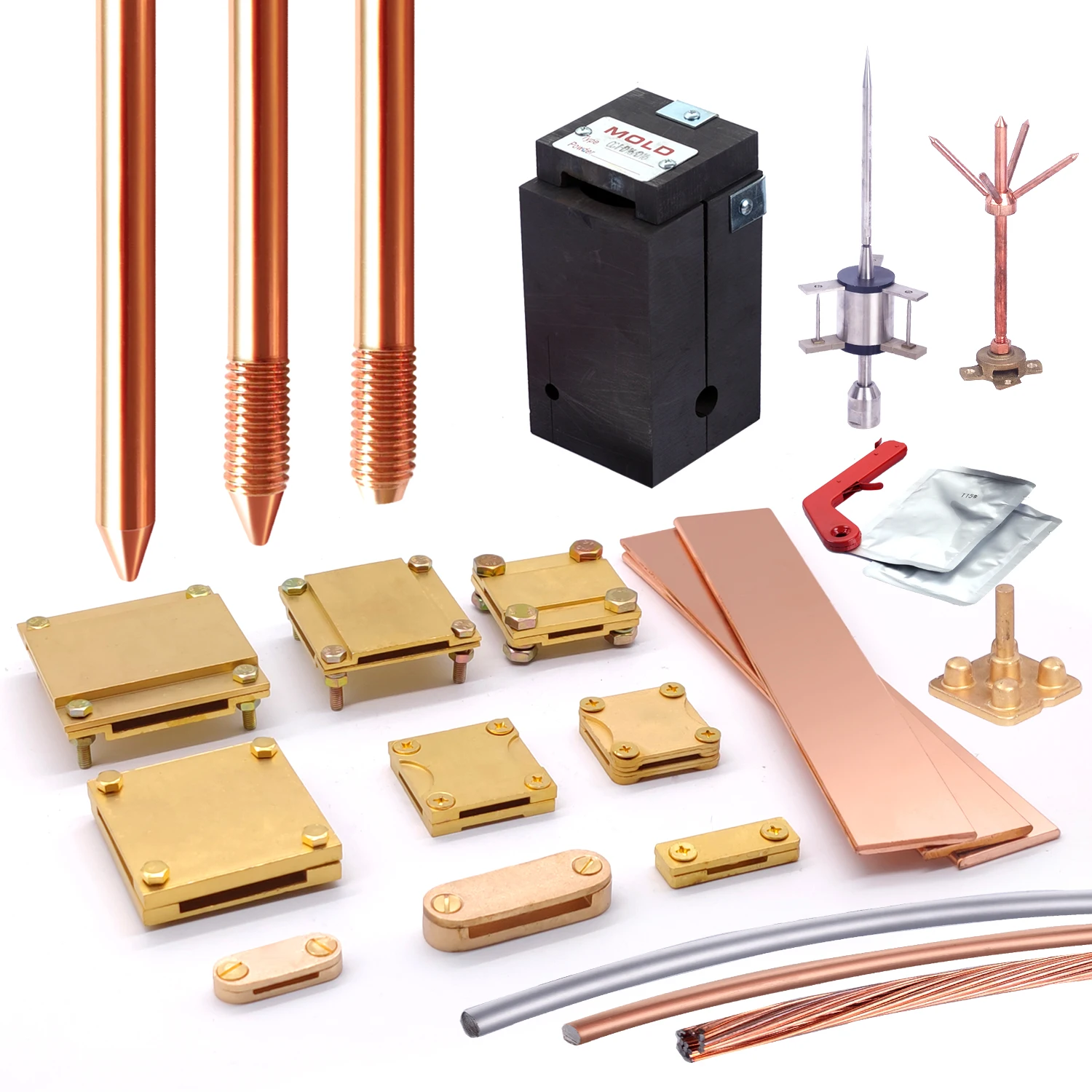 Best  Quality Copper electroplating Steel Earth Rod,Ground rod,Copper clad steel earth rod for ground system