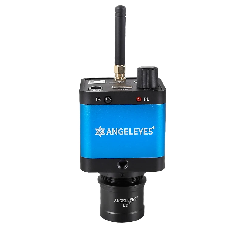 Angeleyes 1600w Wifi USB Video Camera Astronomical Telescope Image Capture Industrial Electronic Eyepiece with Adapter