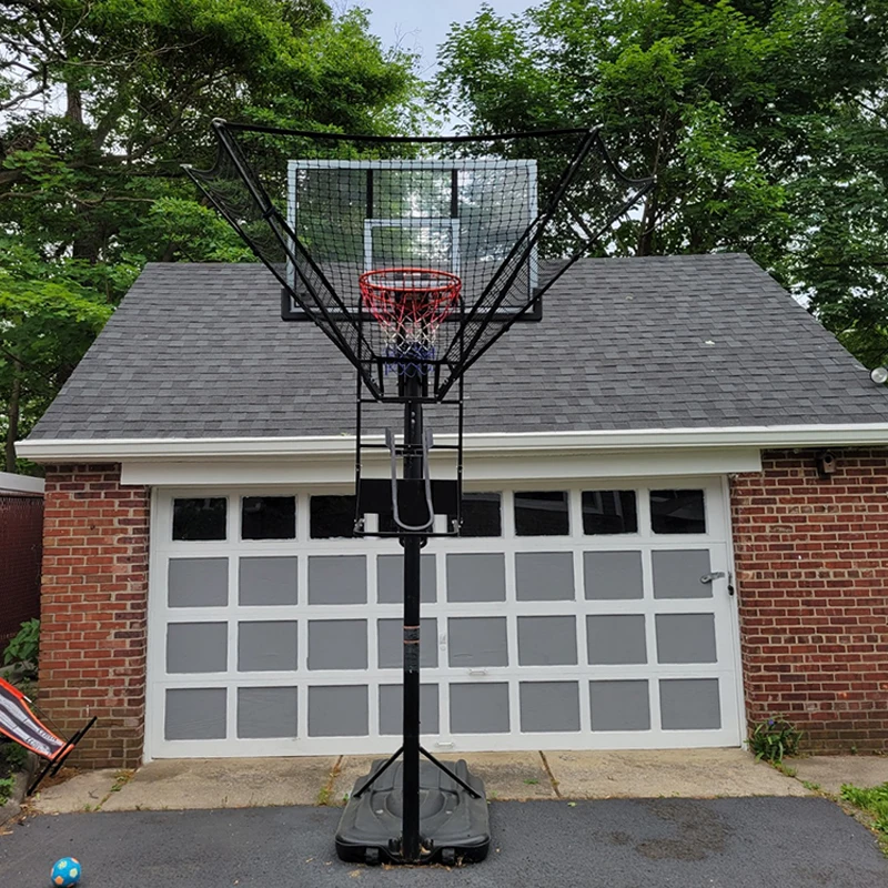 Q-BR02 Баскетбол Rebounder чистая система возврата портативный выстрел тренер для лекарственных препаратов традиционной полюс и
