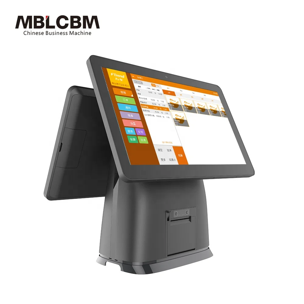 Celeron J1900 CPU good price pos system with 58mm thermal printer