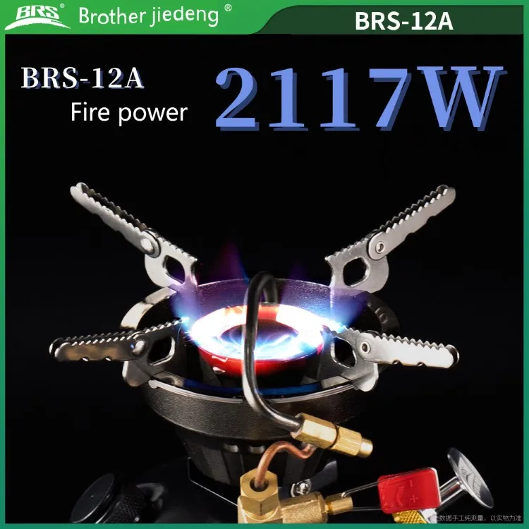 Portable Camp Refill Kitchenware Integroted Cooker With Two Burners Gas Oil Stove