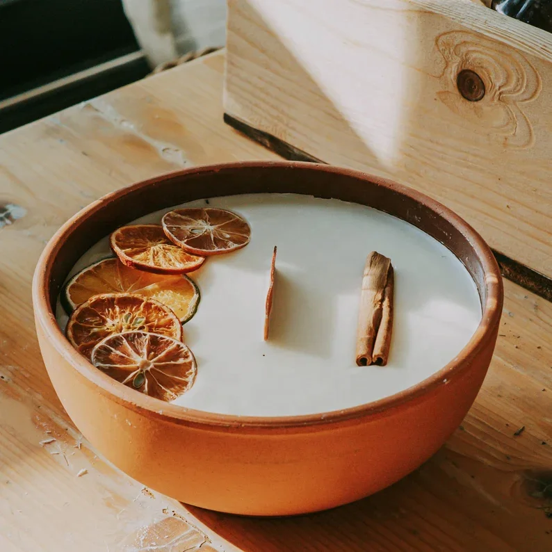 Handmade Huge Luxury Rose Petals Scented Candle Natural Protection Candle Flower Scented Candle for Massage