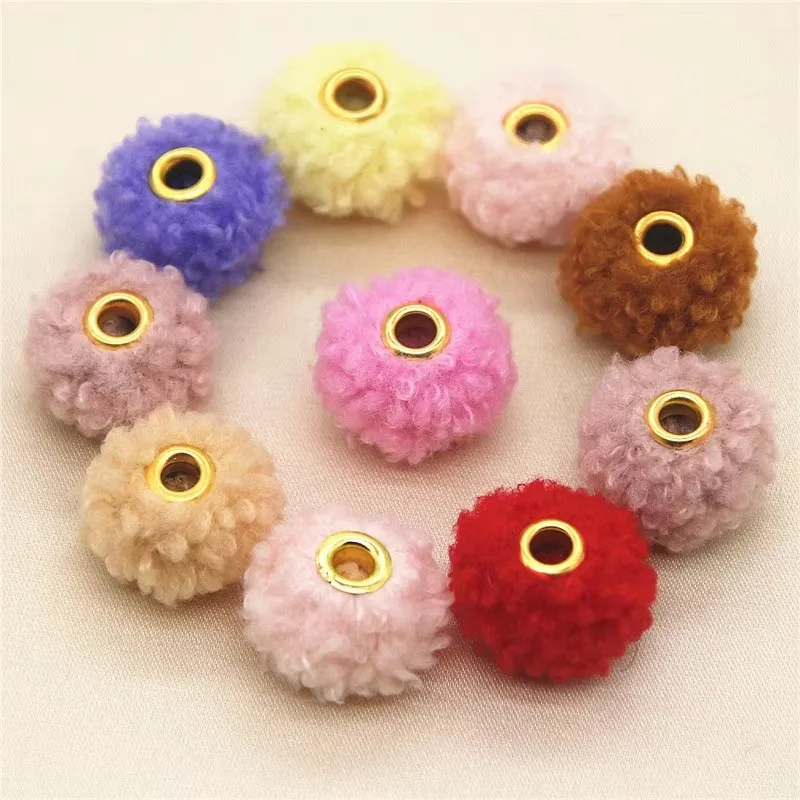 Wholesale Large Hole Acrylic 14mm Round Multicolor Electroplate Crystal Loose Diy Beads For Making Pen Bracelets