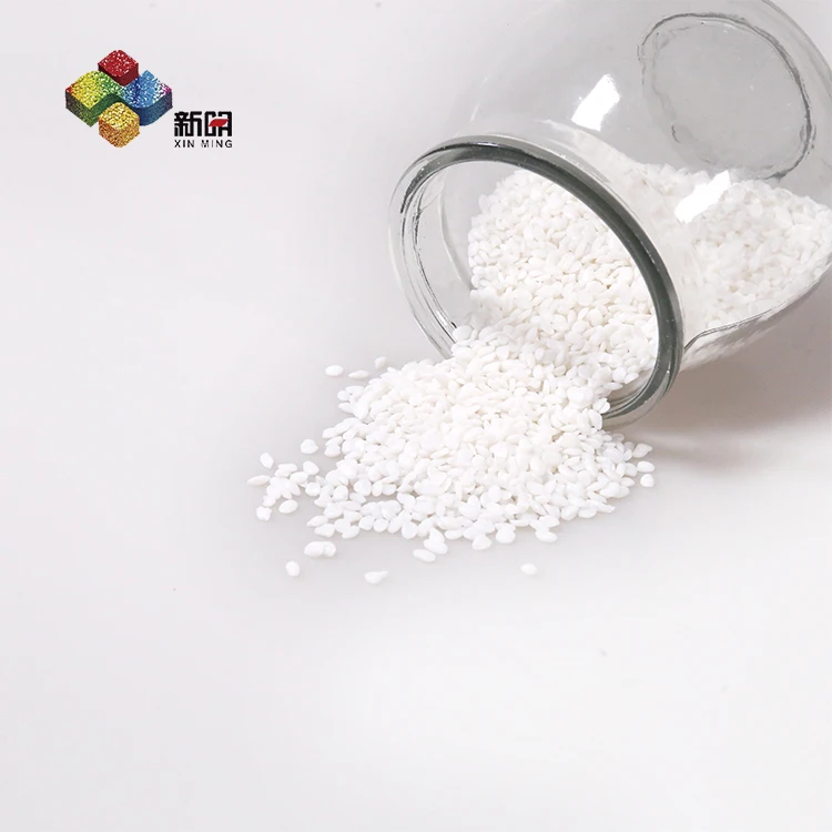 White BaSO4 Filler Master batch /Plastic filler compound/Plastic granules for injection moulding and plastic bags