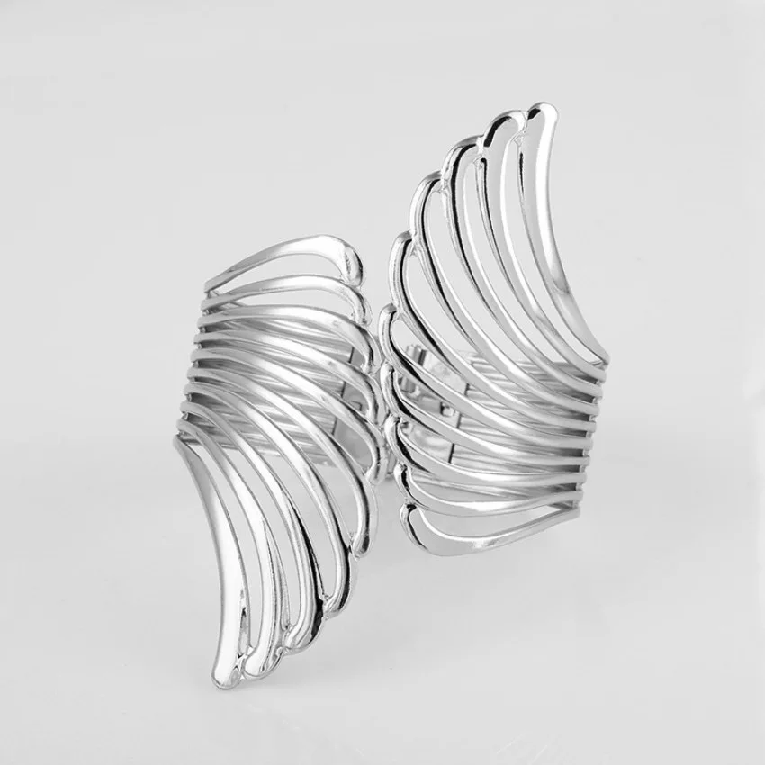 Creative Curtain Clip,Curtain Holdbacks Wall Hooks,Metal Light Surface Wings Pattern Buckle Curtain Holdbacks Gold Curtain Ties