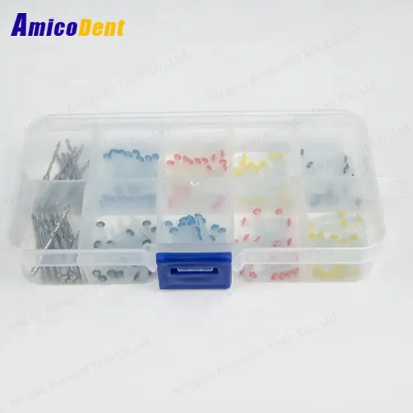 Glass or Quartez Fiber post Dental 160 pcs + 32 drills with customization screw or straight clear or white for dentist