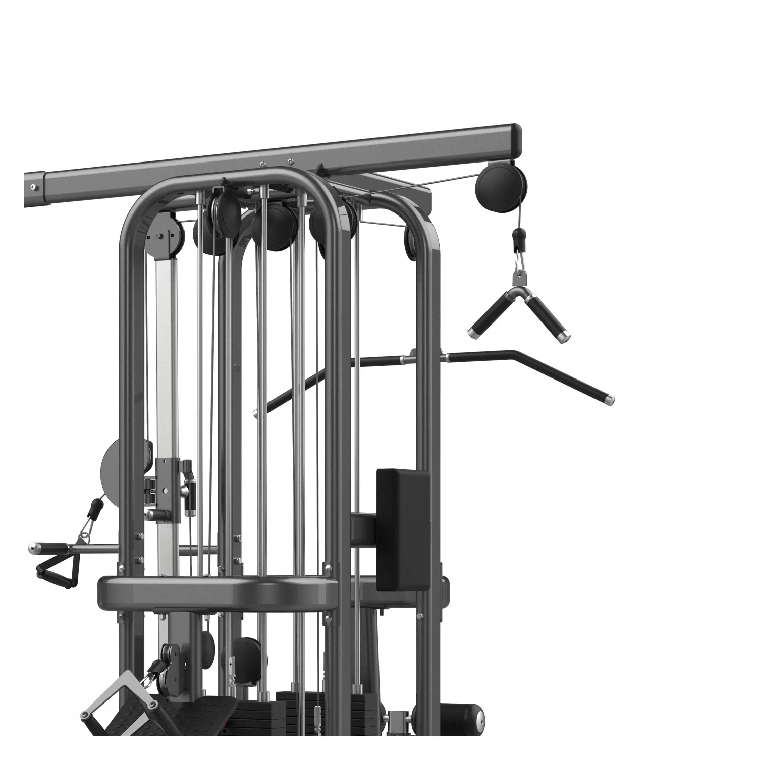 8 Station Multi-function Gym Training Station Strength Training Fitness Equipment With Power Rack Cable Crossover Ce Certified