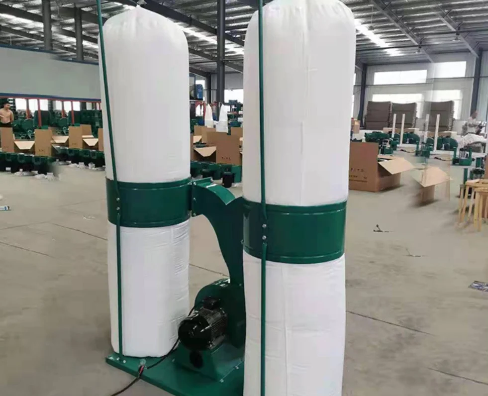 Factory industrial bucket bag tube woodworking dust and sawdust collector
