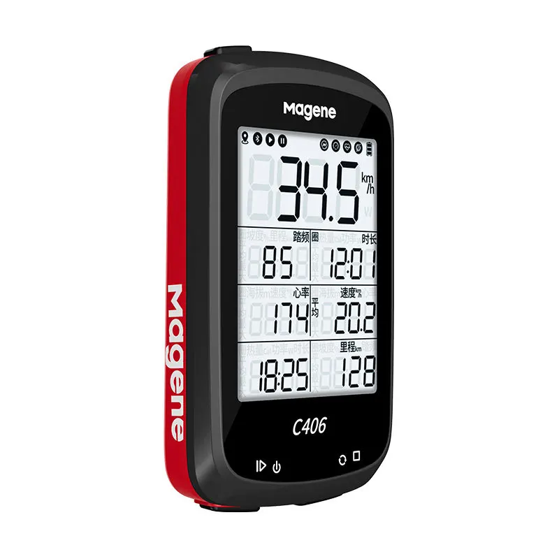 Magene Maijin C406 bicycle  mountain road bike  riding wireless GPS smart Bike speedometer odometer Bike computer