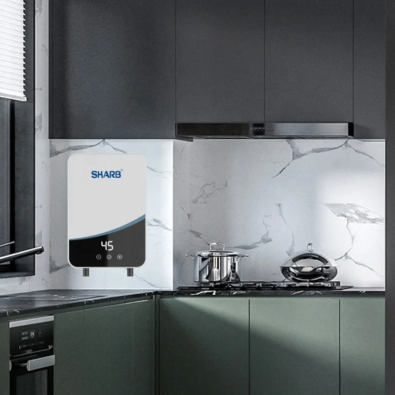 IPX4 водонепроницаемый многоточечный Электрический Душ tankless подогреватель воды