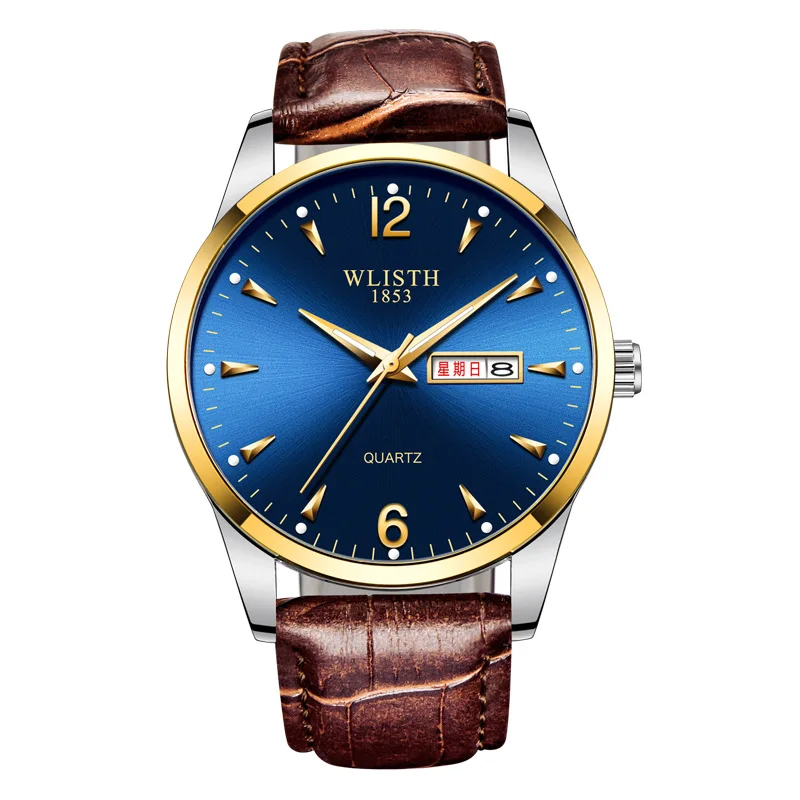 Brave Light Wlisth S946 Fashion Watch Men Luxury Wristwatch Waterproof Quartz Watch Luminous Sport Casual Watches Men