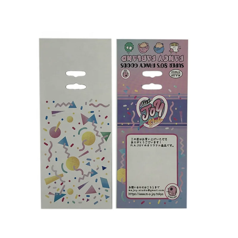 
Factory Cheap Custom Header Card Packaging For A Plastic Bag 