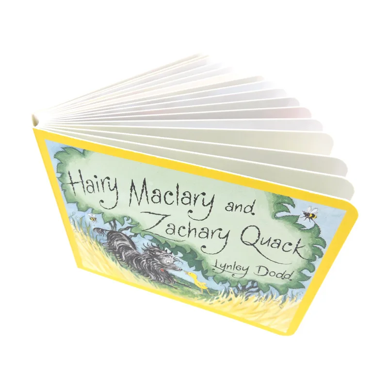 High Quality Custom Hardcover Book Children Color Print English French Educational Learning Paper Paperboard Printing